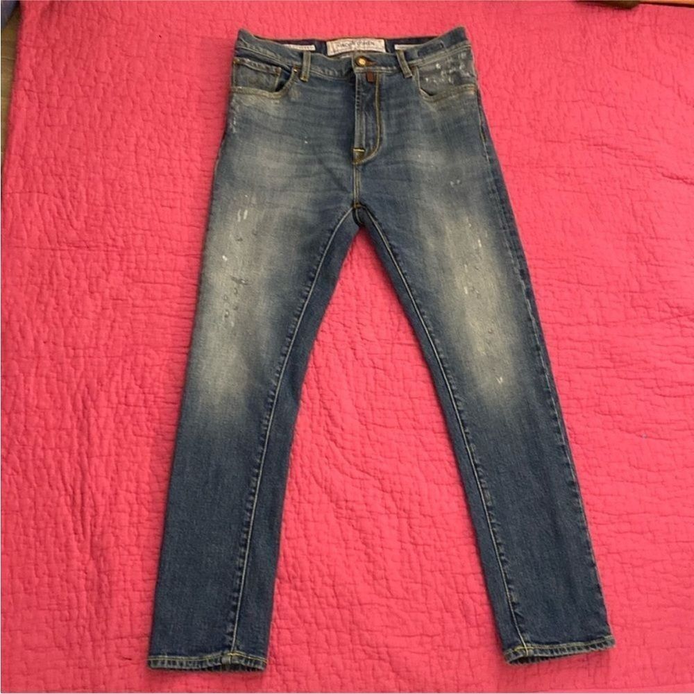 Jacob Cohen Distressed Blue Skinny Jeans, size 29